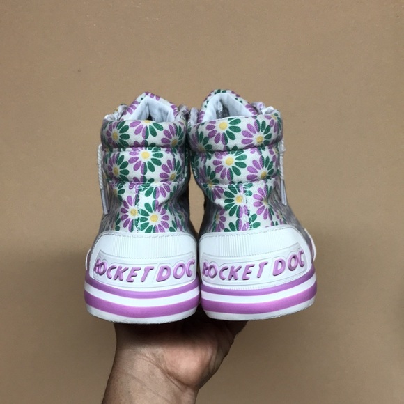 Rocket Dog Jazzin Pastel Floral High Top Sneakers - Picture 13 of 17